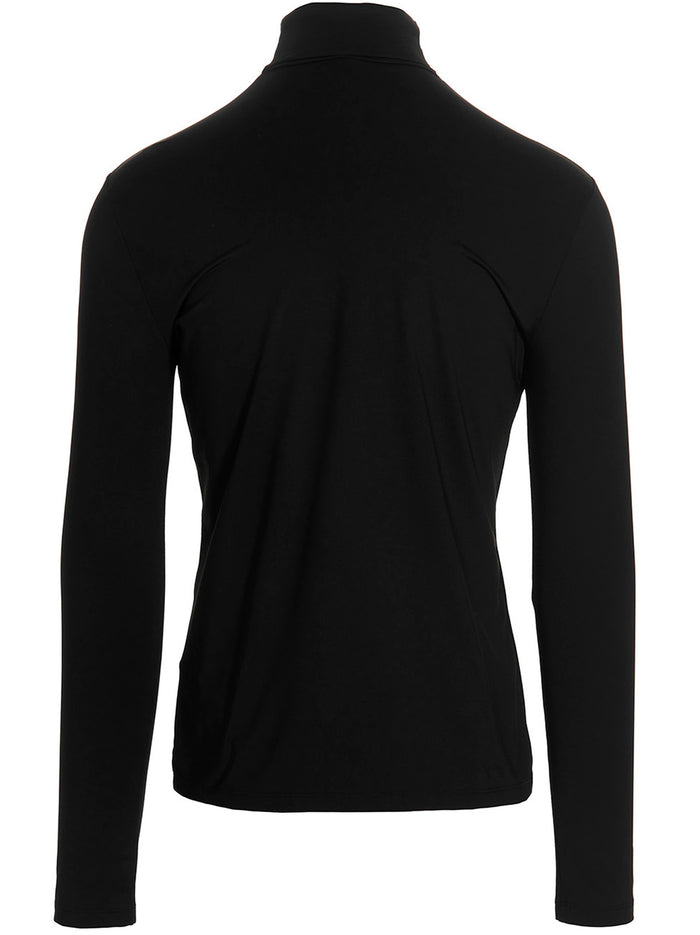 Logo lycra sweater Black Polyamide Elastane Sweater, Cardigans