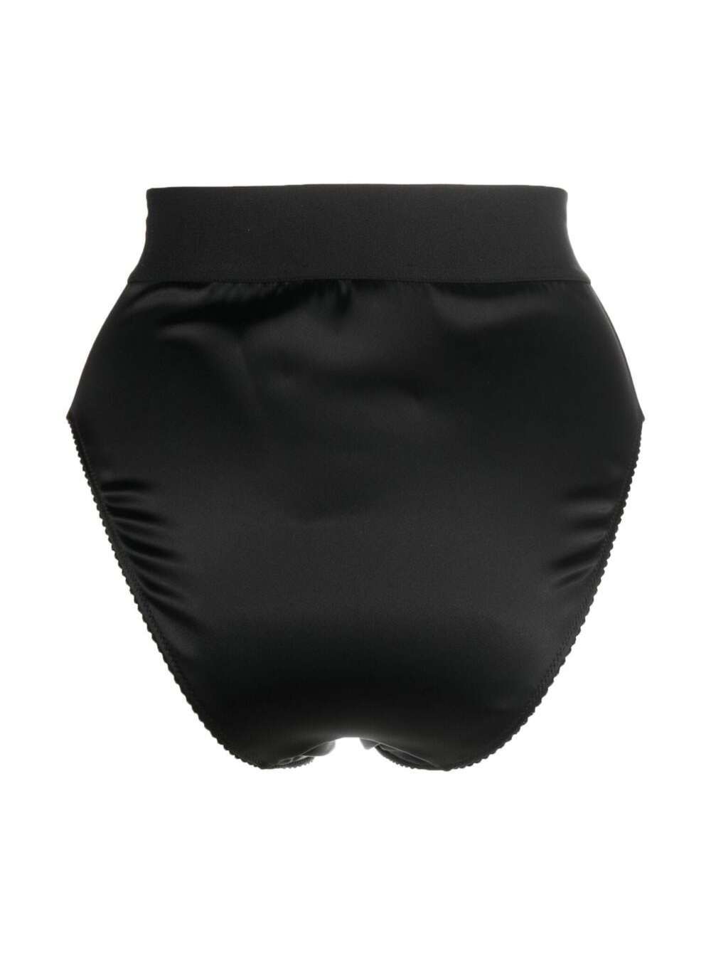 Stretch Satin Slip Black Acetate Elastan Polyamide Underwear
