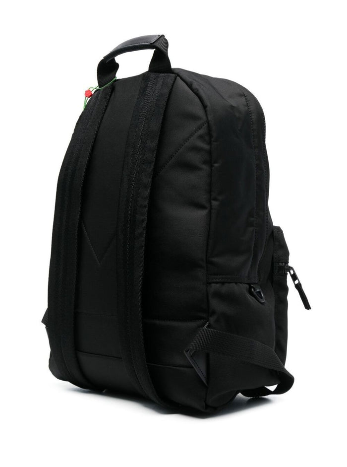 Black Backpack With Boke Flower Logo Nylon Man Backpacks And Belt Bags