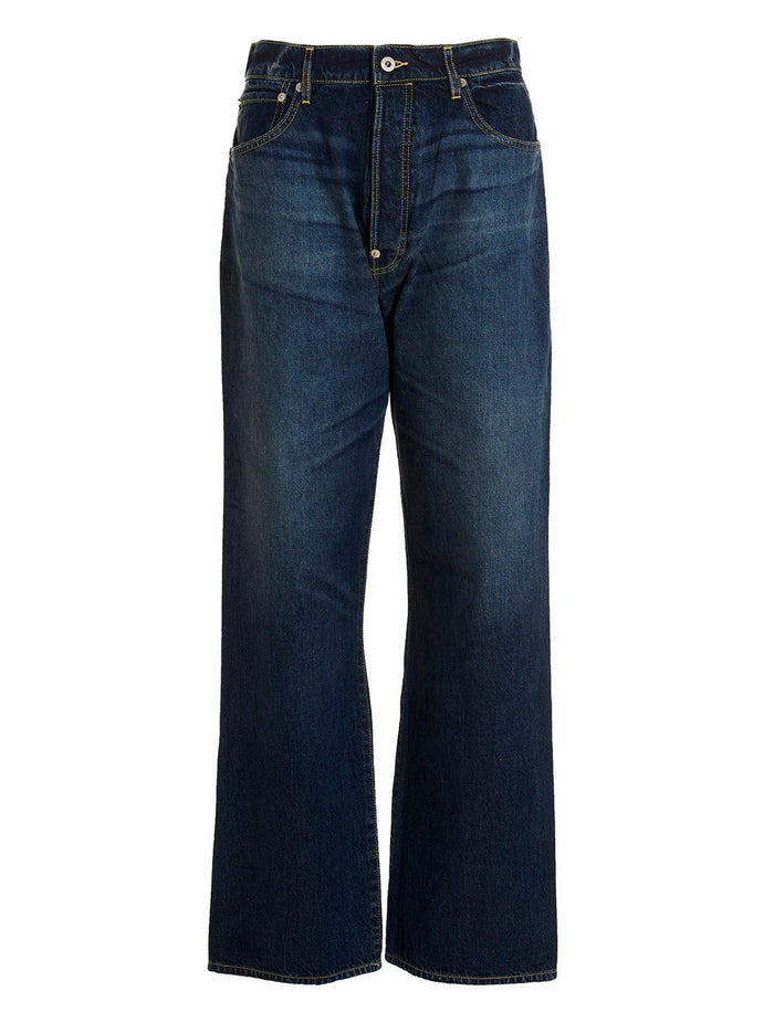 Darkstone Suisen Relaxed Jeans Blue Cotton