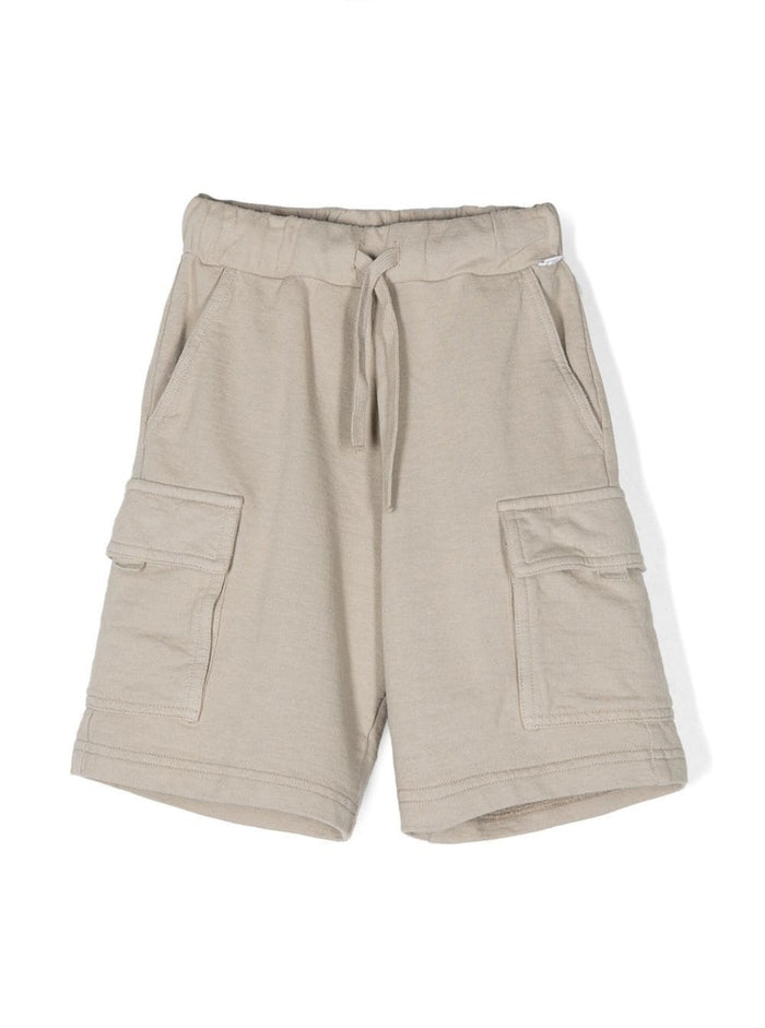 Beige Bermuda Shorts Cotton Boy And