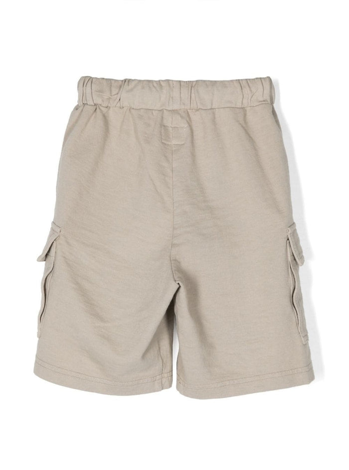 Beige Bermuda Shorts Cotton Boy And