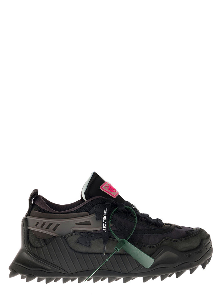 Odsy 1000 Mix Of Materials Sneakers Black Polyester
