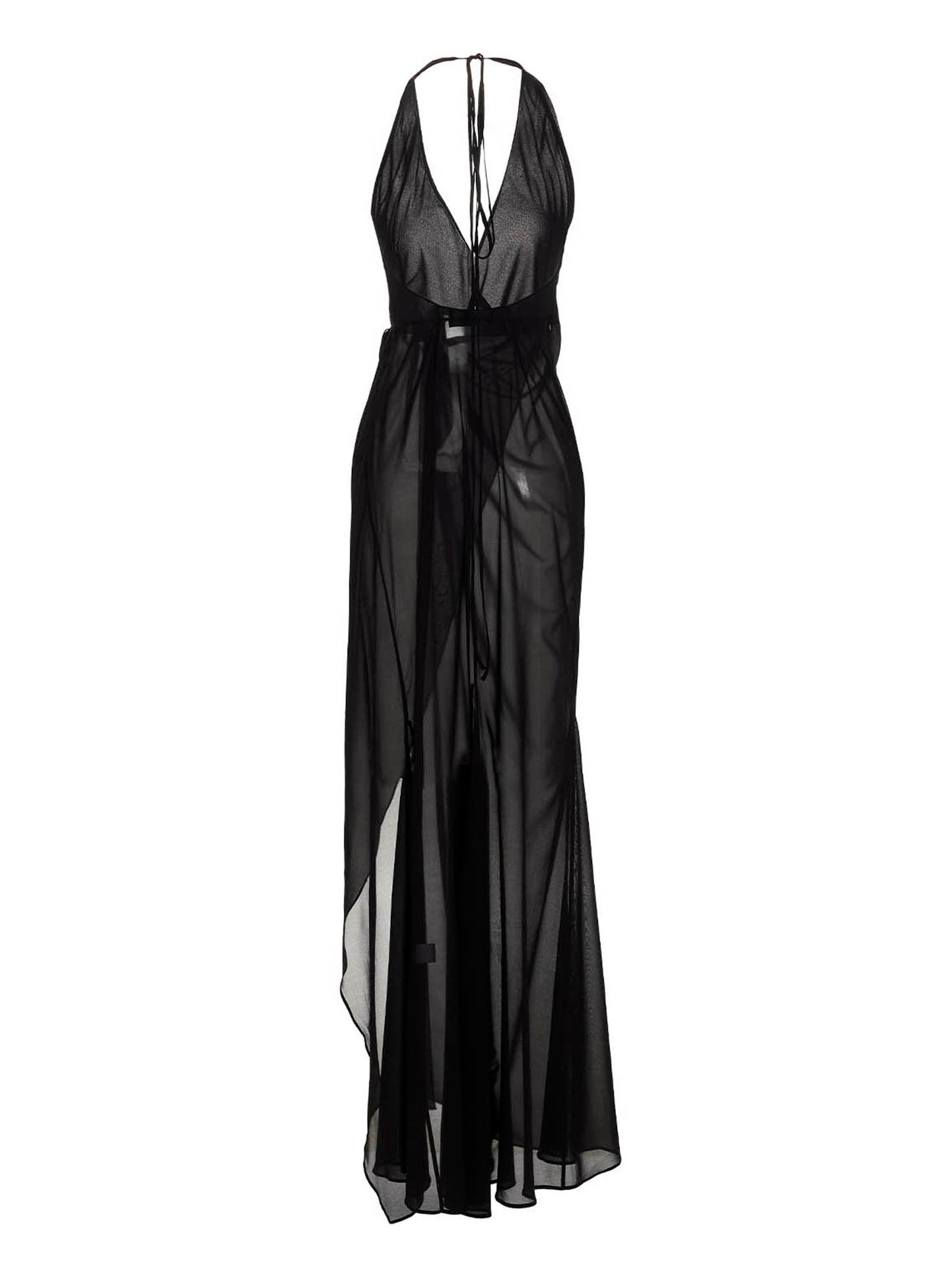 King Tide dress Black Silk Elastane
