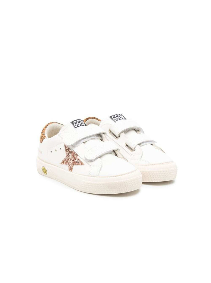 White Old School Low Toip Sneakers Leather Girl