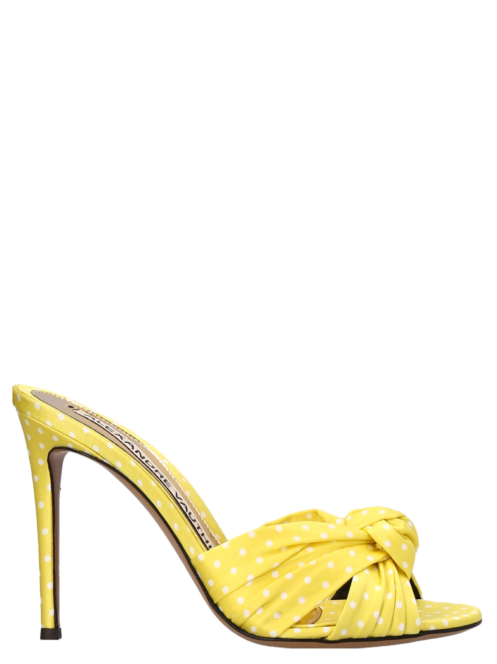 Basic Sandals Yellow Silk