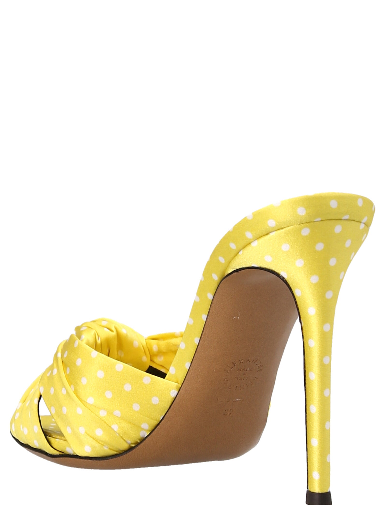 Basic Sandals Yellow Silk