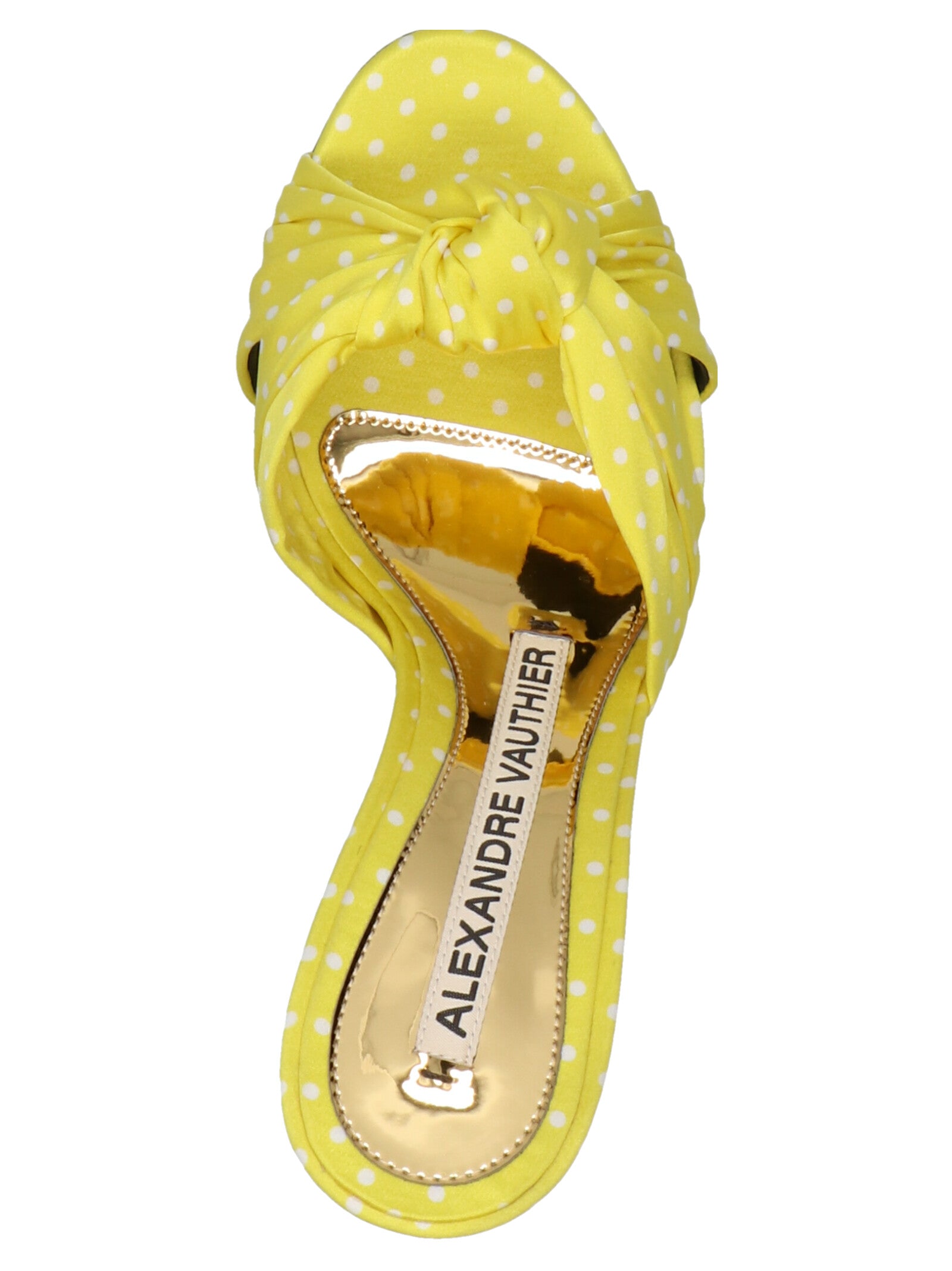 Basic Sandals Yellow Silk