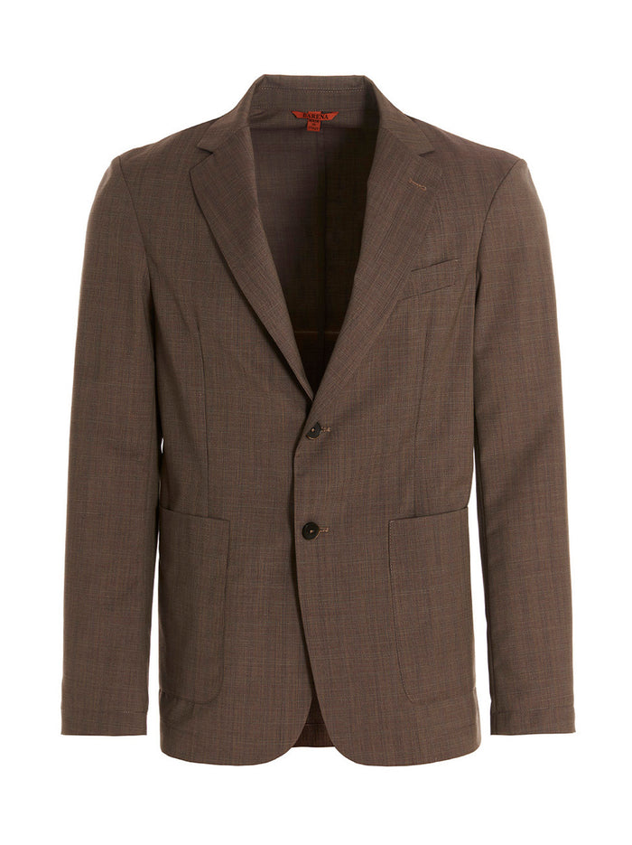 Borgo Blazer Jacket Brown Wool