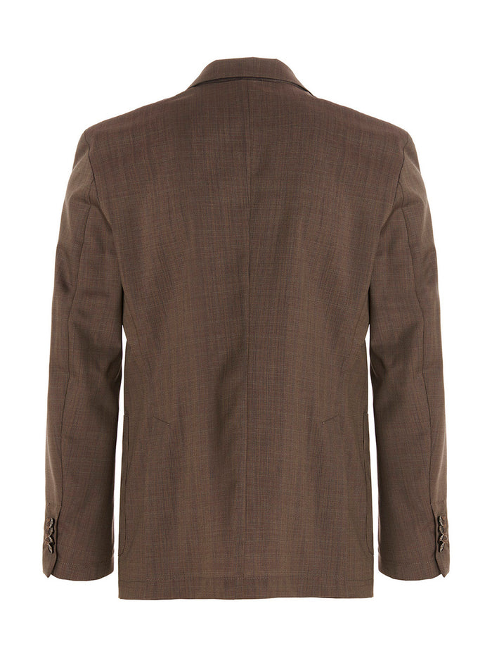 Borgo Blazer Jacket Brown Wool