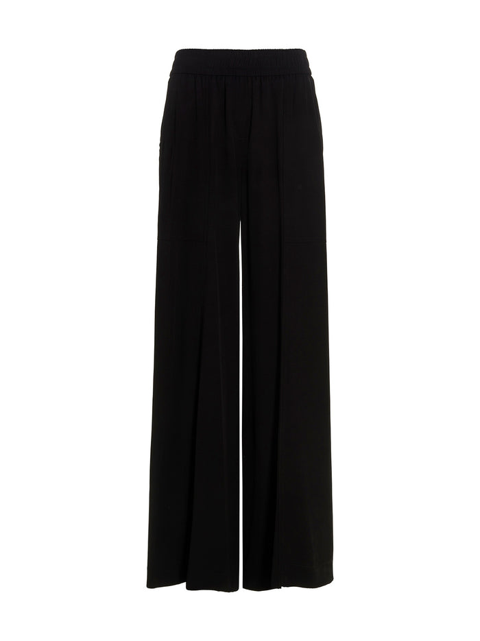 Pantalone Elastico Black Viscose Pant