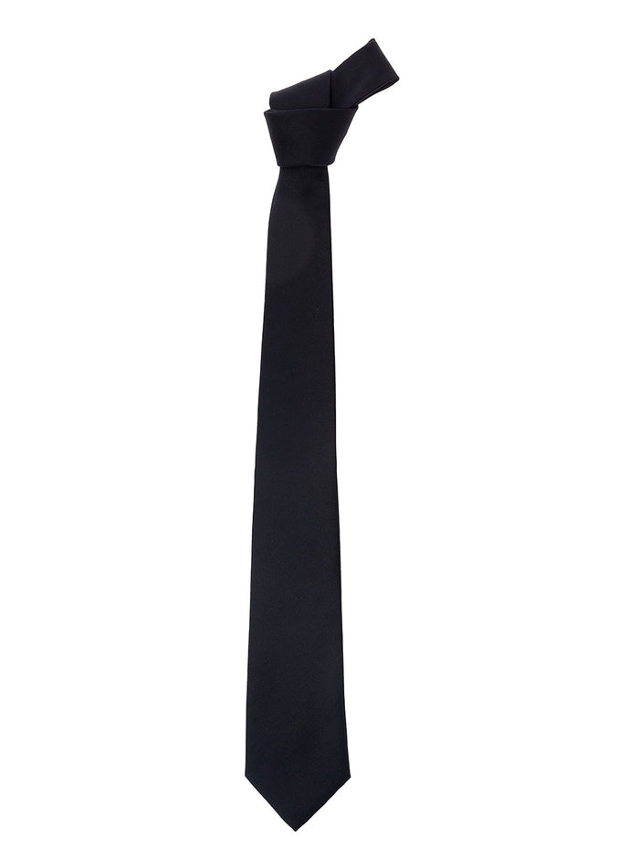 Black Classic-Style Tie Polyester Man Polyestere Papillon And Ties