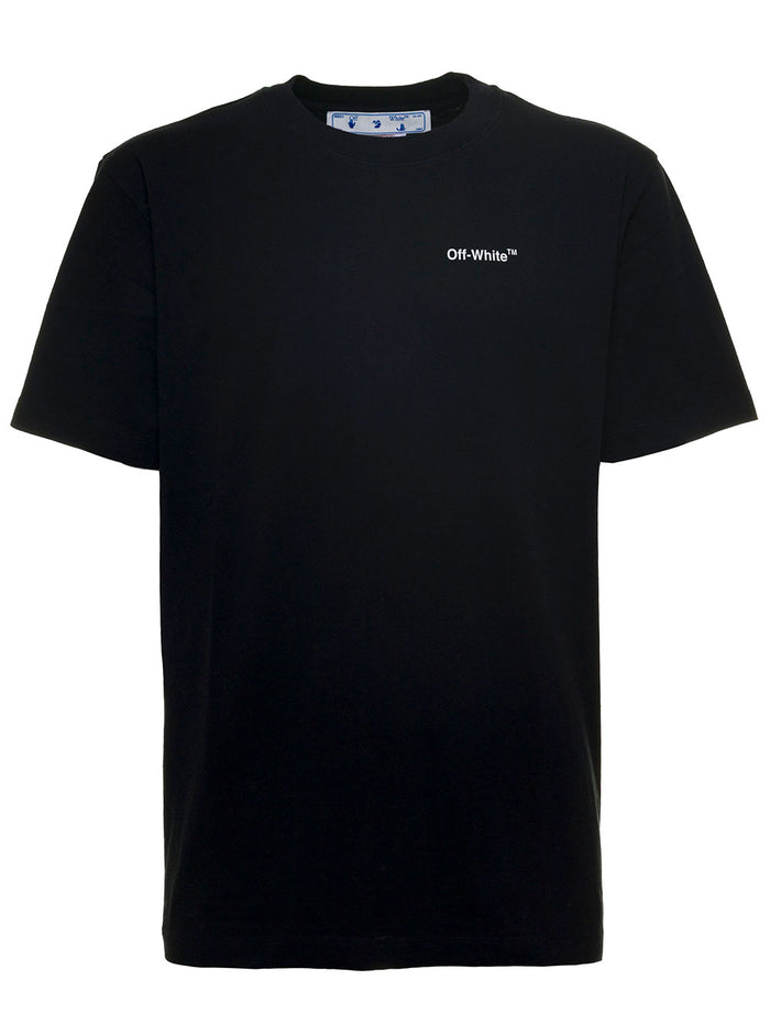 Caravaggio Arrow Jersey T-Shirt Black Cotton Tshirts And Polo Shirts