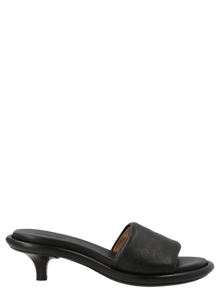 Spilla Sandals Black Calf Leather (bos Taurus)
