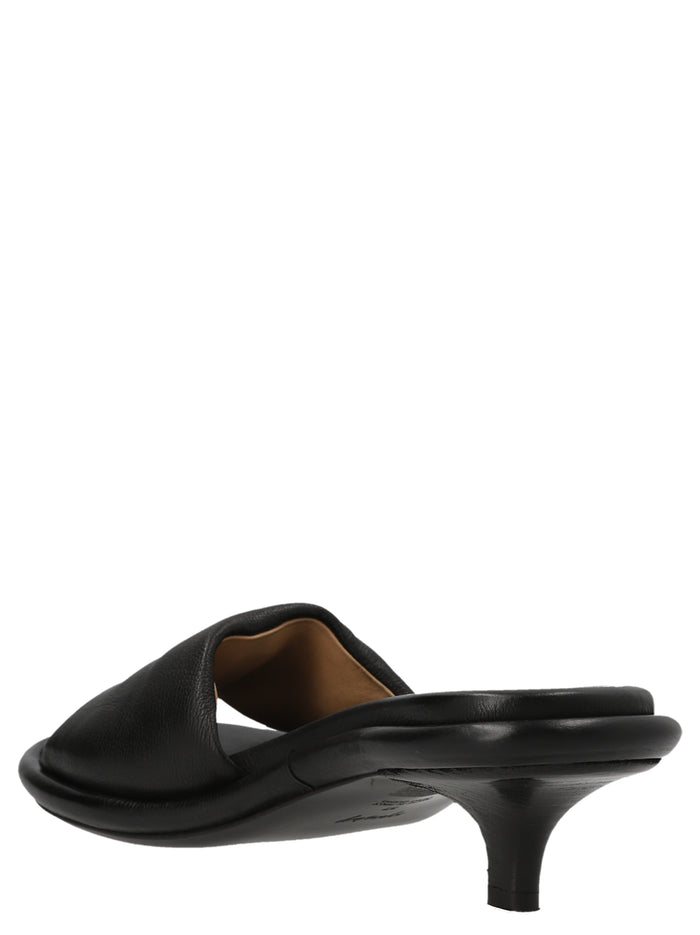 Spilla Sandals Black Calf Leather (bos Taurus)