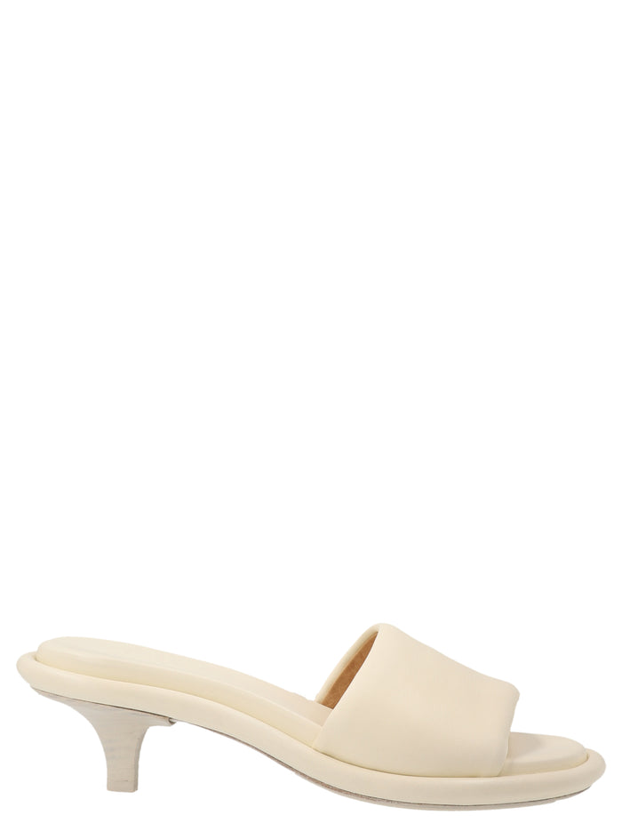 Spilla Sandals White Calf Leather (bos Taurus)
