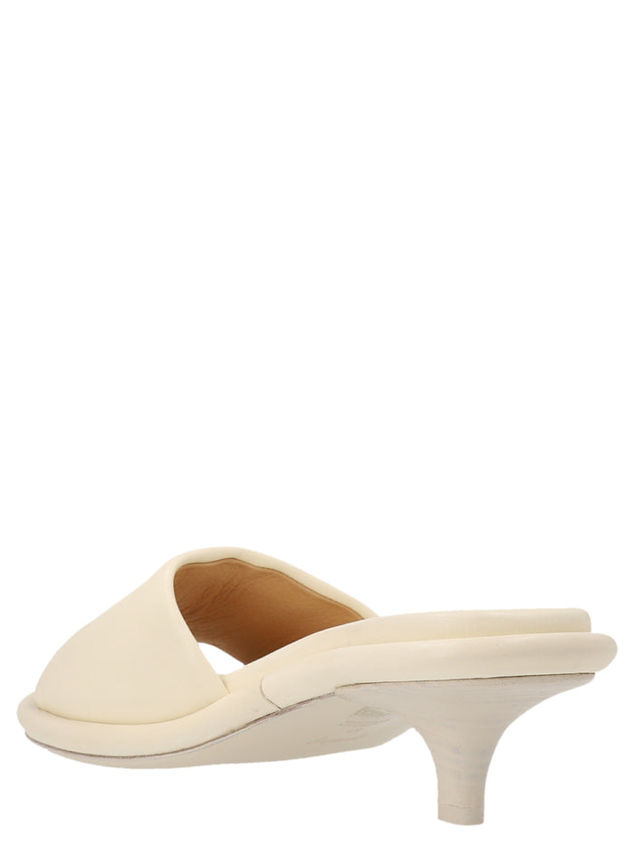 Spilla Sandals White Calf Leather (bos Taurus)
