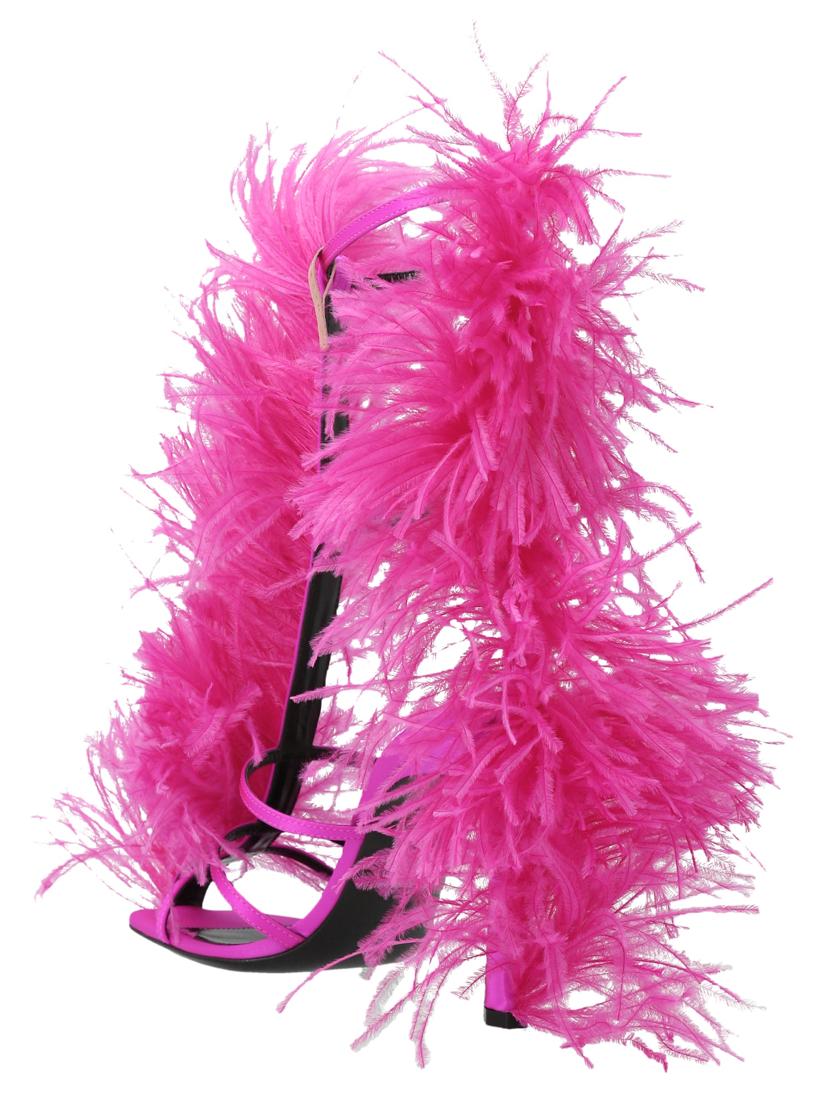 Sergio Rossi X Area Amazona Sandals Fuchsia