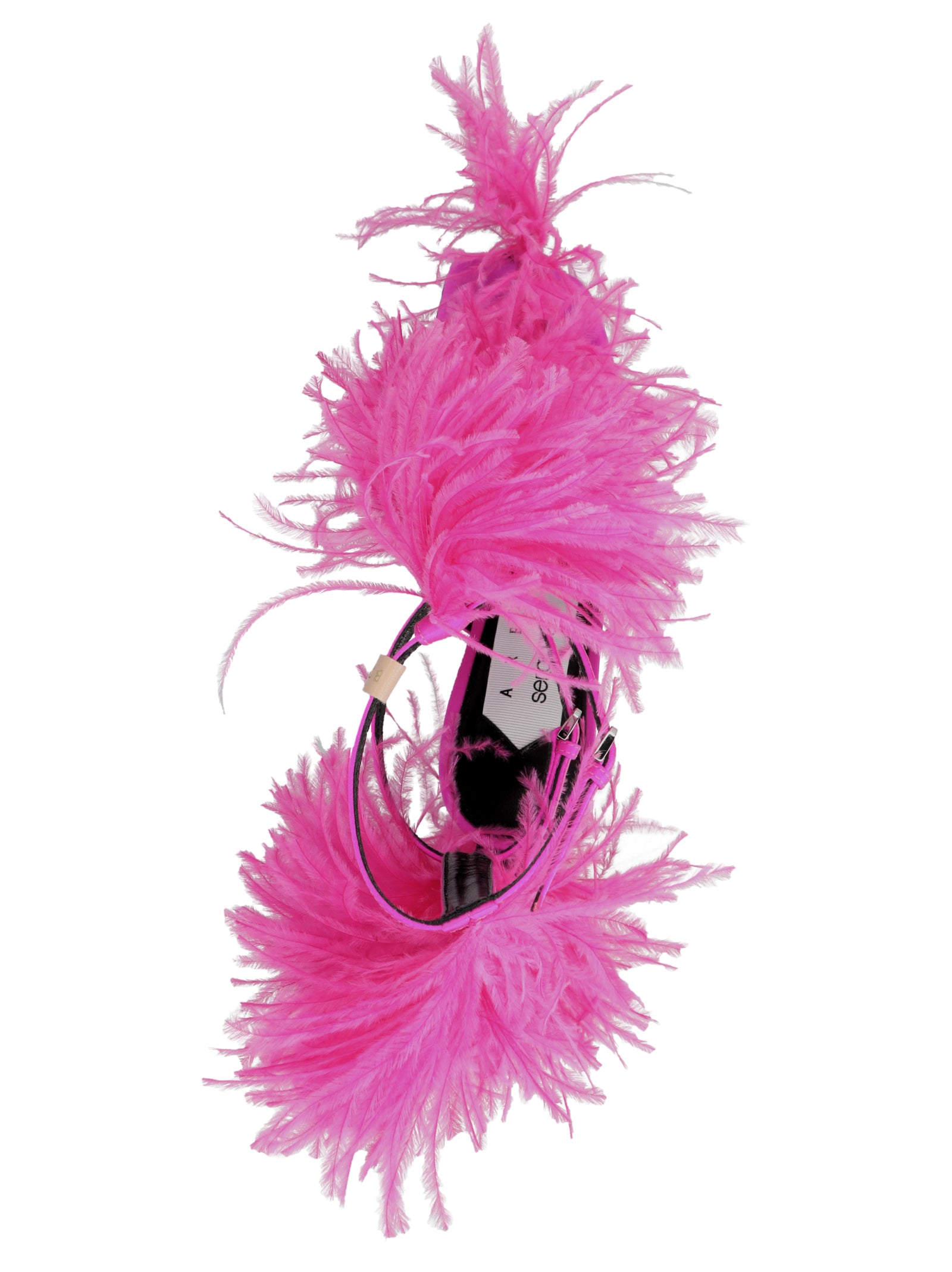 Sergio Rossi X Area Amazona Sandals Fuchsia