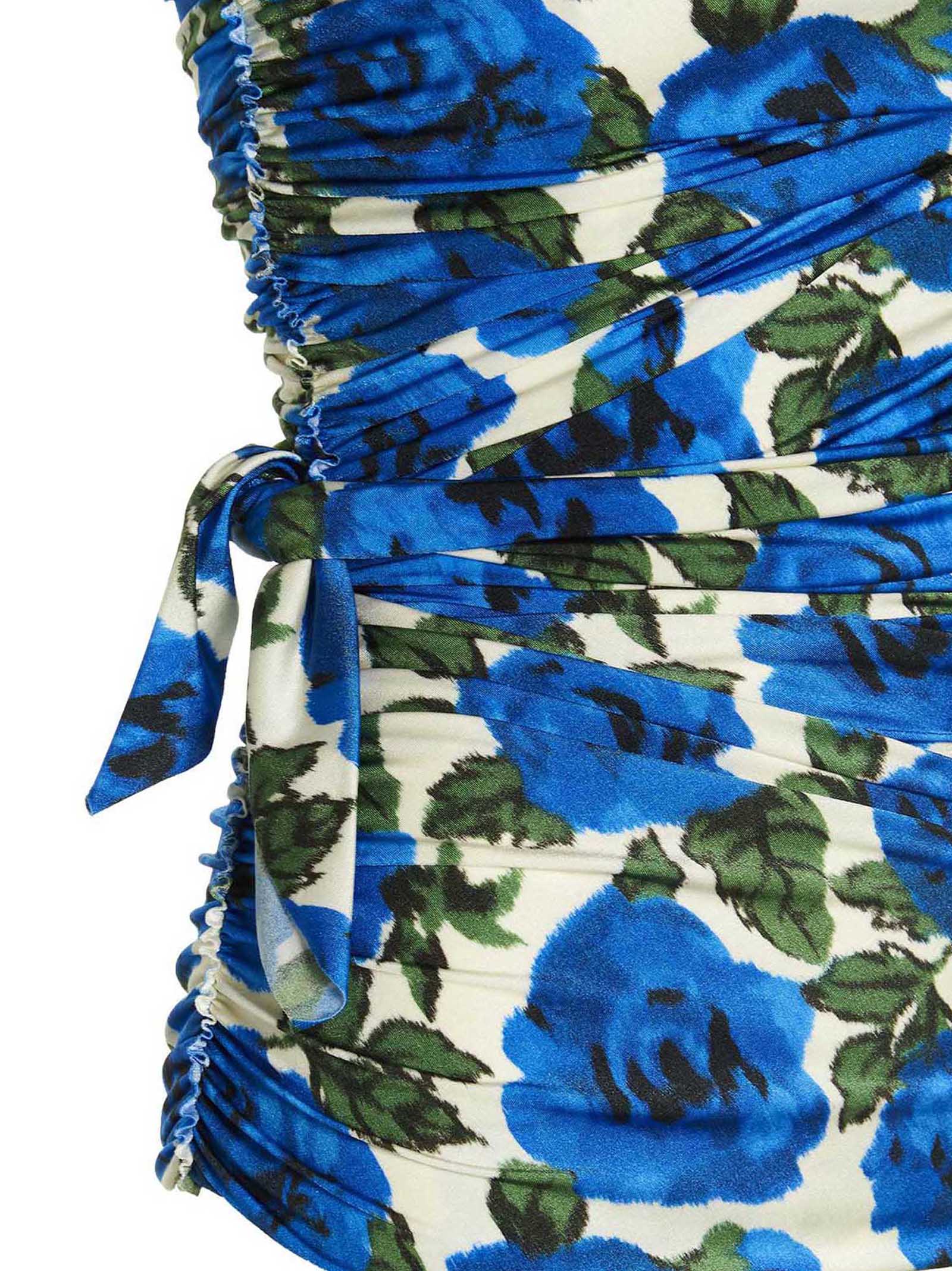 Flower Bloom off-shoulder top Multicolor Polyamide Elastane Tops