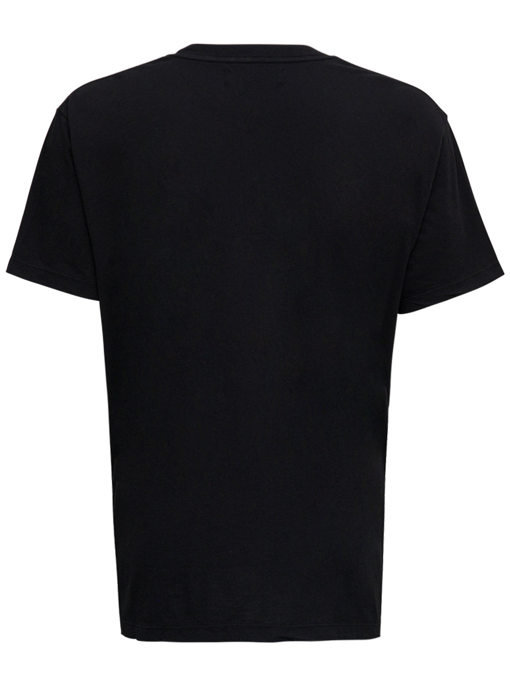 Black Cotton T-Shirt With Logo Print Amiri Man Tshirts And Polo Shirts