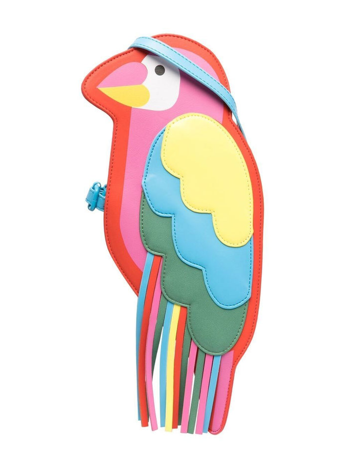 Parrot Patch Bag Multicolored Polyurethane Girl Crossbody