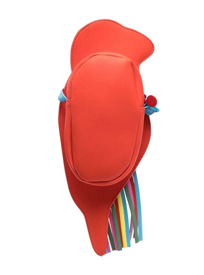 Parrot Patch Bag Multicolored Polyurethane Girl Crossbody
