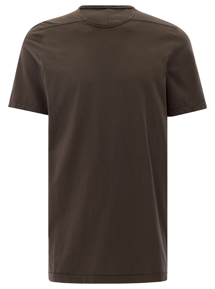 Brown Round Neck T-Shirt Cotton Man Tshirts And Polo Shirts