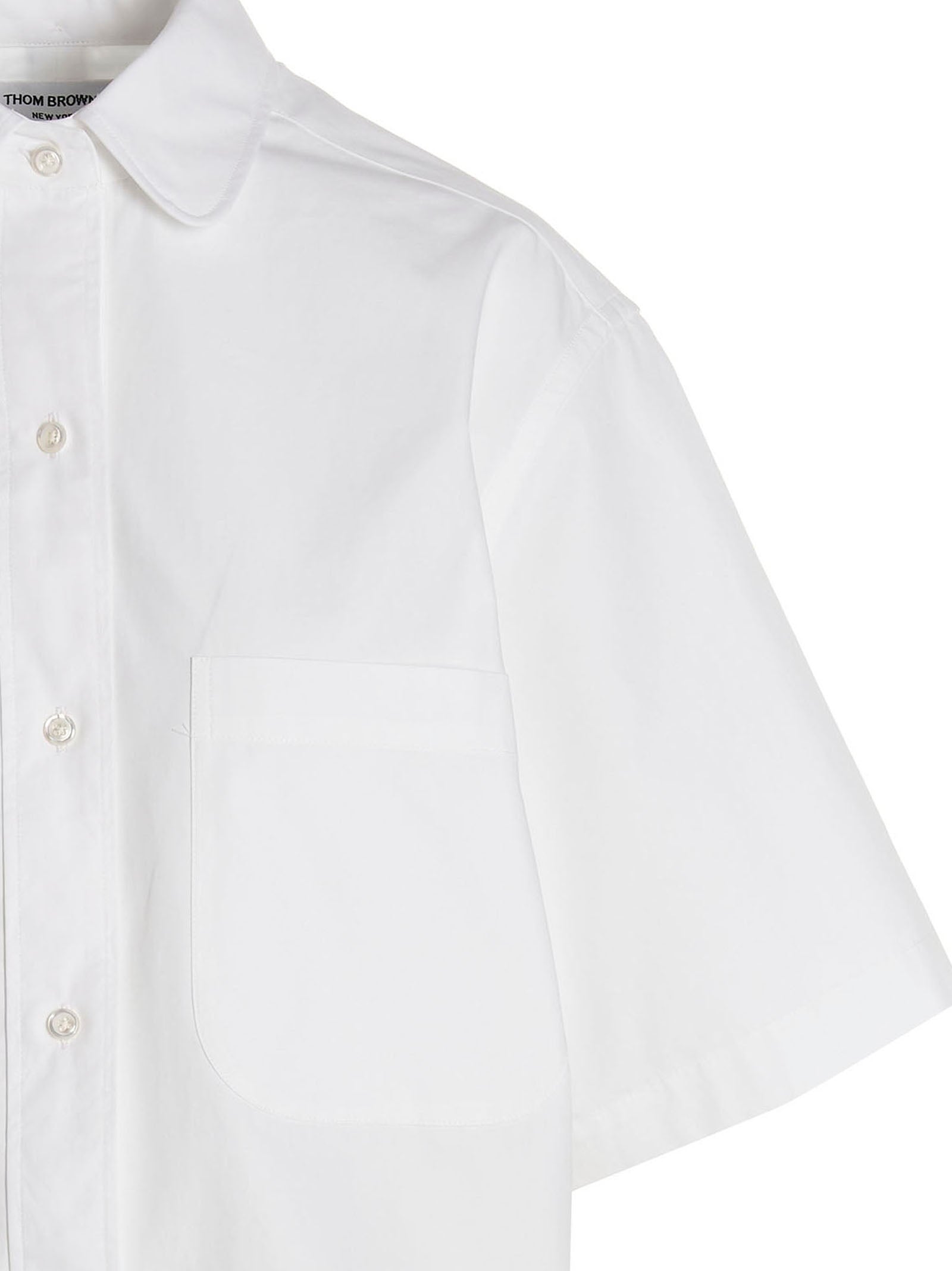 Shirt Dress White Cotton Skirt