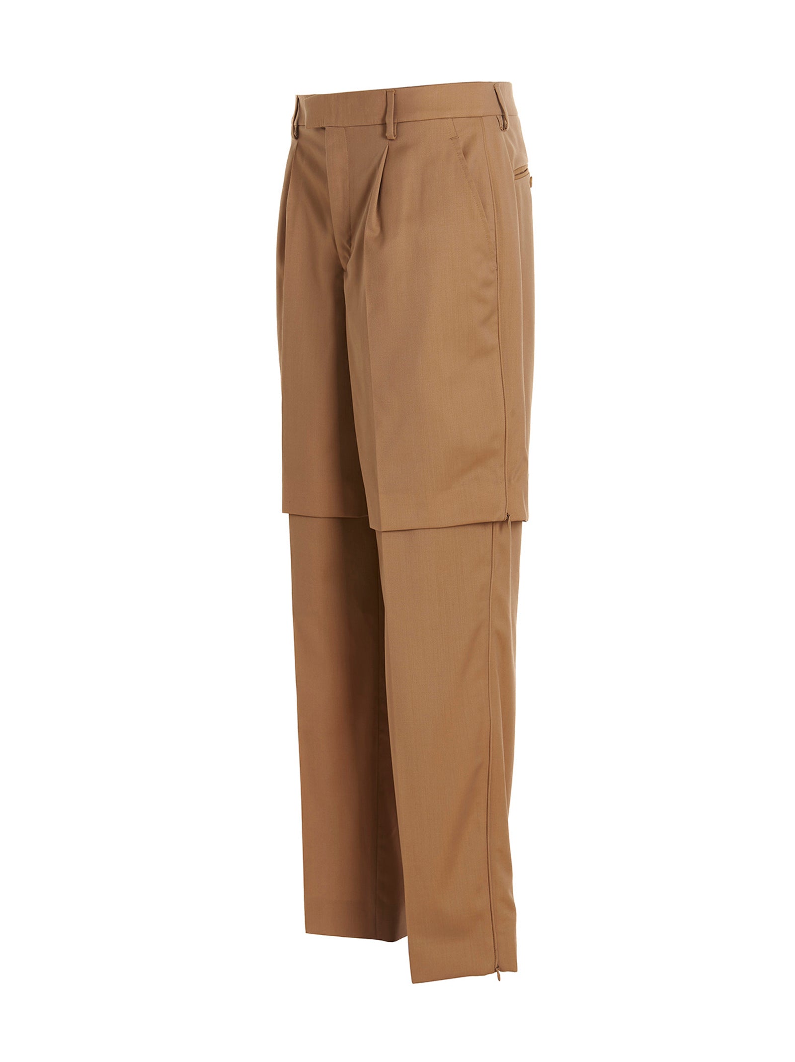Tailored pants Beige Virgin Wool