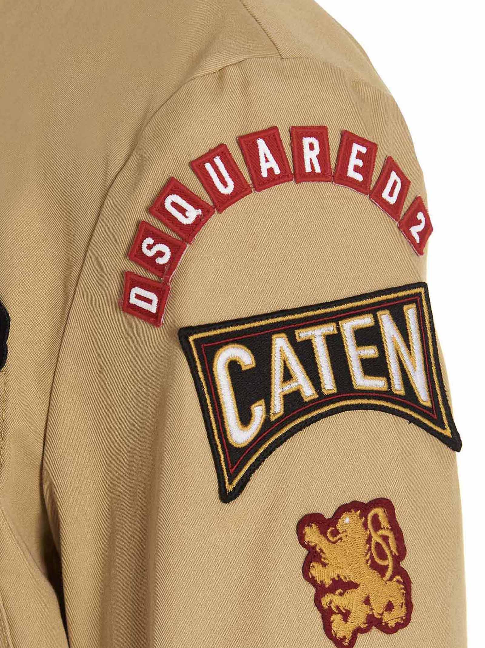 Military Blazer Beige Cotton