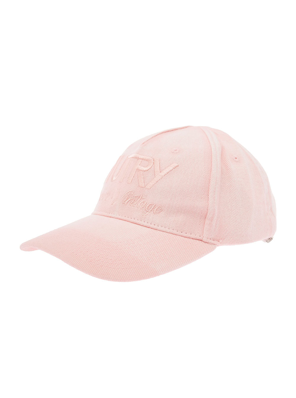 Pink Baseball Cap With Tonal Logo Embroidery Cotton Woman Hats And Gloves