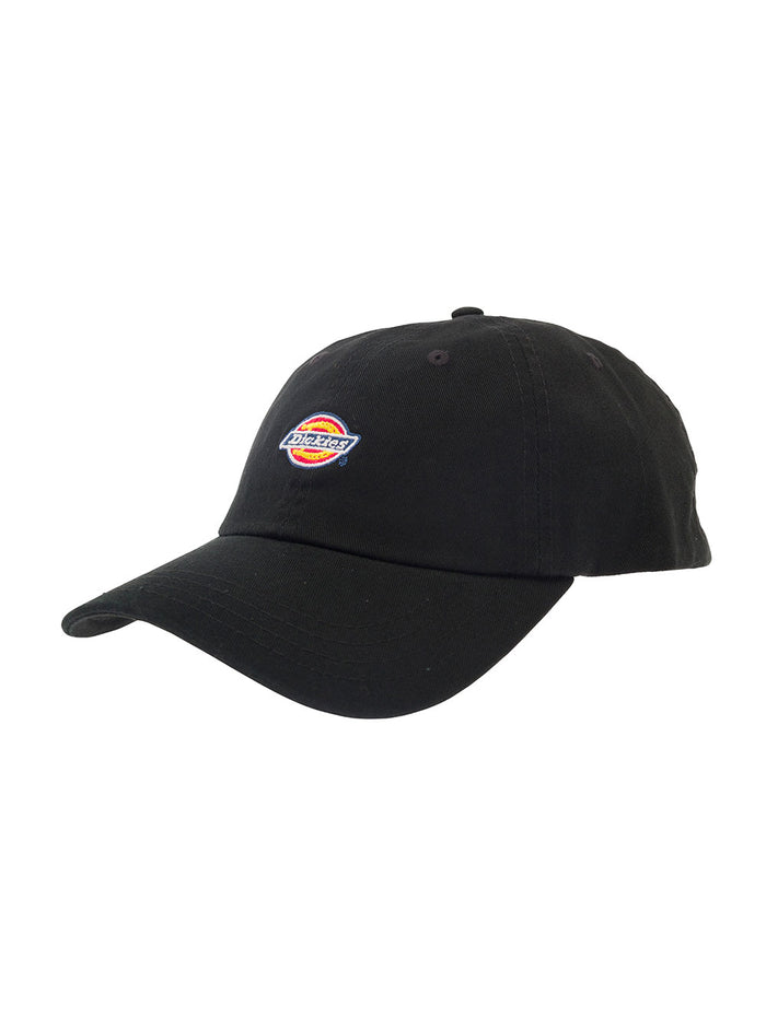 Black Baseball Cap With Logo Patch Cotton Man Hats And Gloves