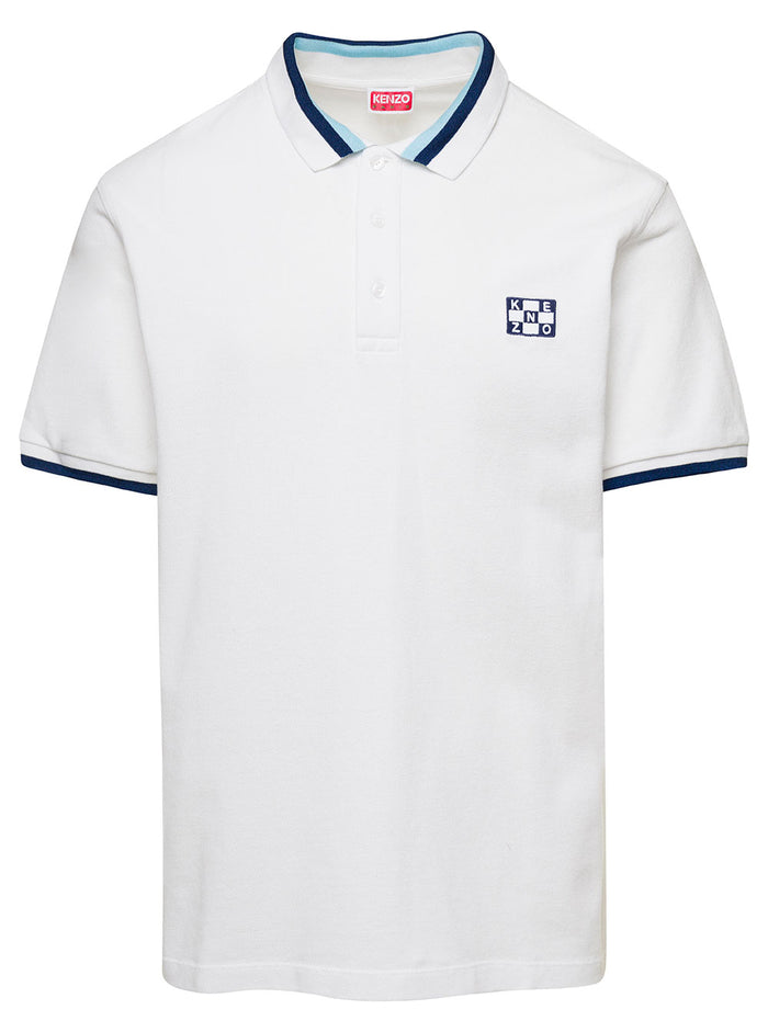 White Nautical Polo-T-Shirt Cotton Man Tshirts And Polo Shirts