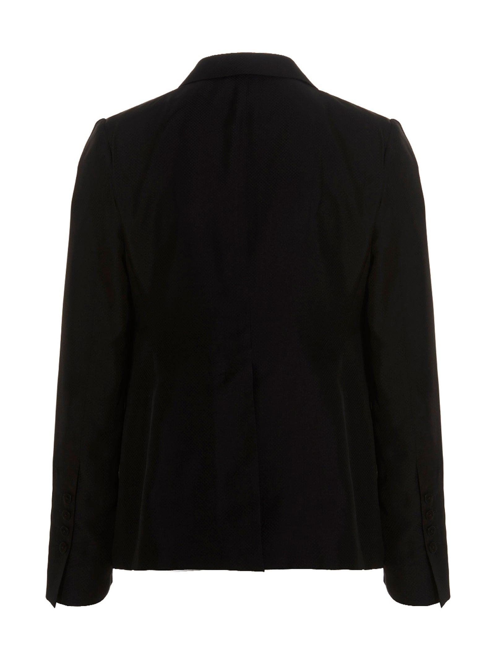 Jacquard blazer jacket Black Cupro