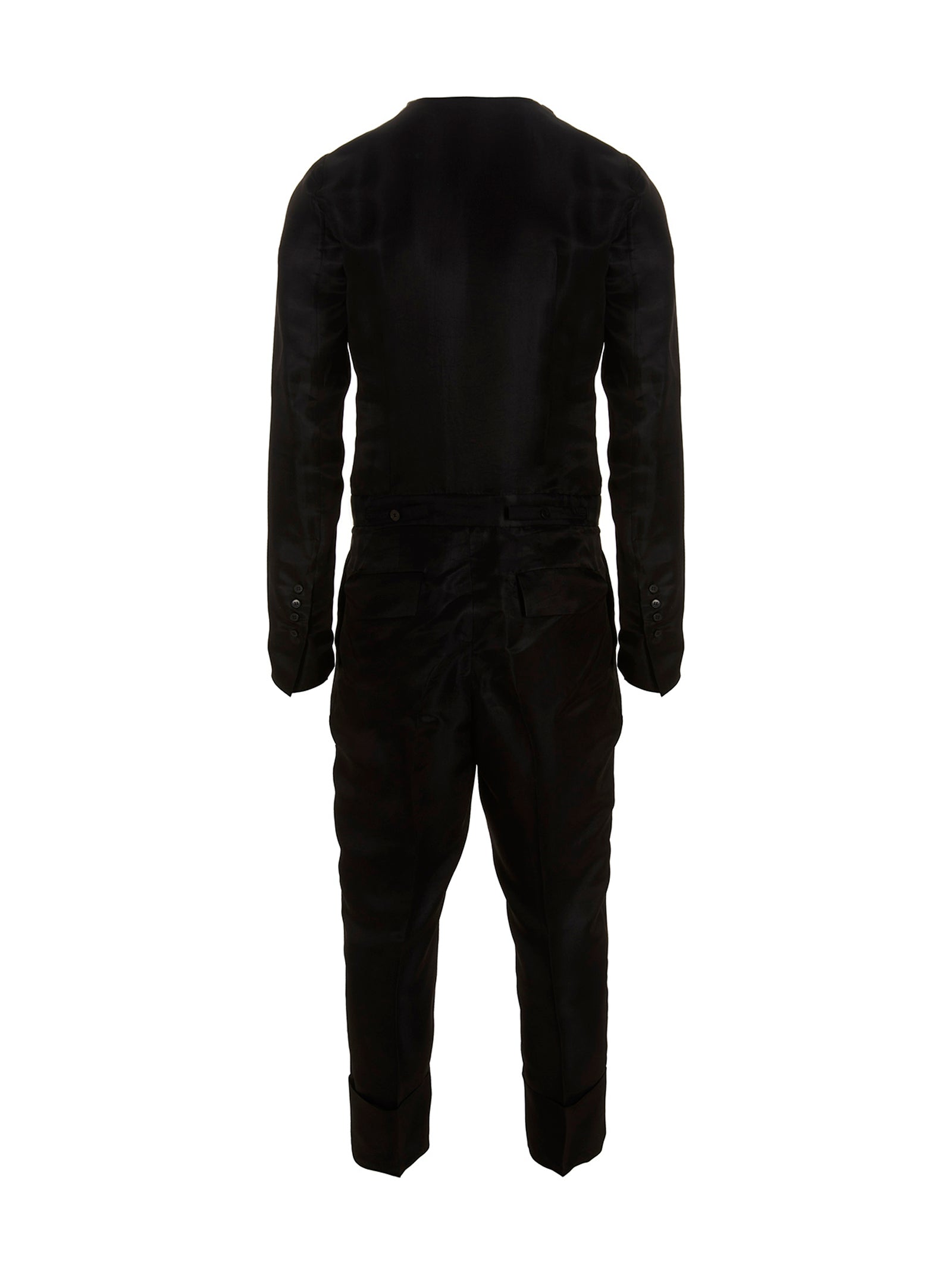Satin Bodysuit Black Bc Silk Jumpsuits