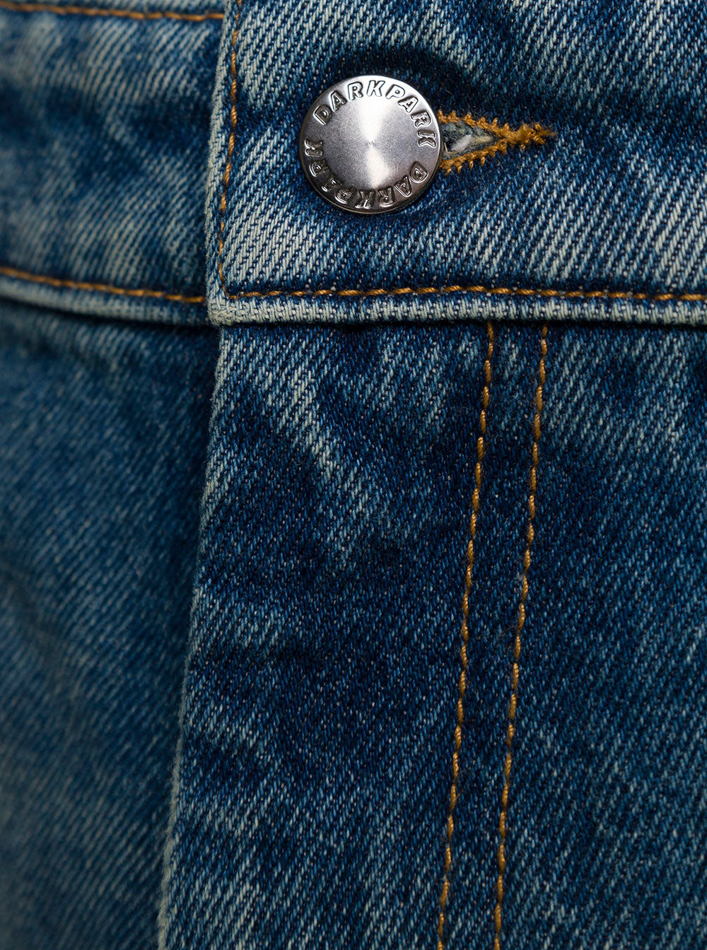 Blue Denim Straight Leg Cut Jeans Cotton Man Blu