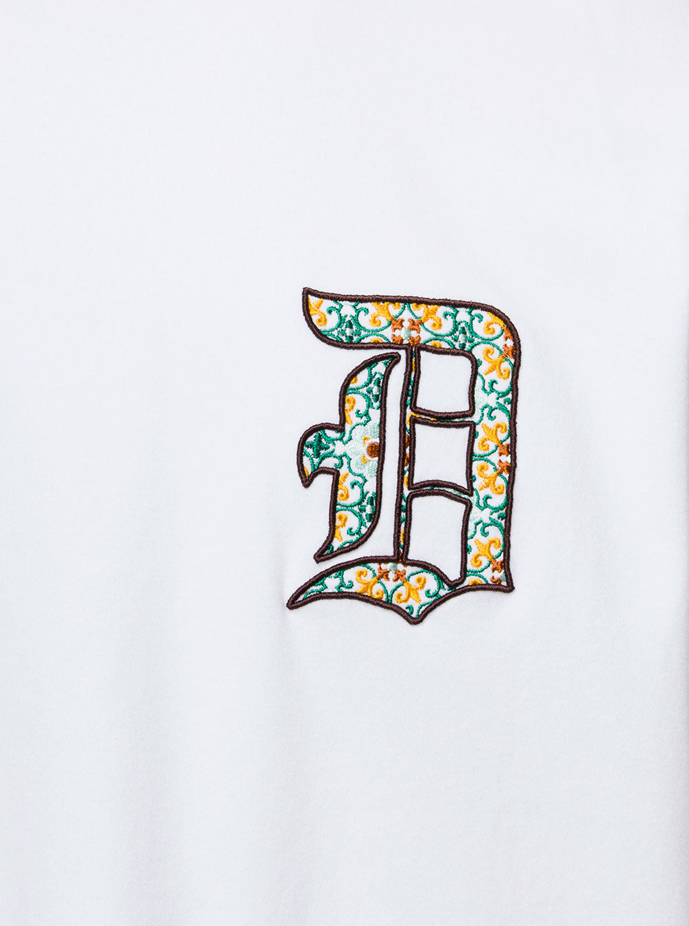 White Crewneck T-.shirt With Embroidered Logo On The Front Cotton Man Tshirts And Polo Shirts
