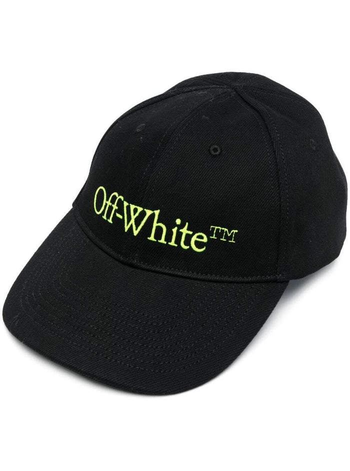 Baseball Cap With Embroidered Logo Black Cotton Man Hats And Gloves