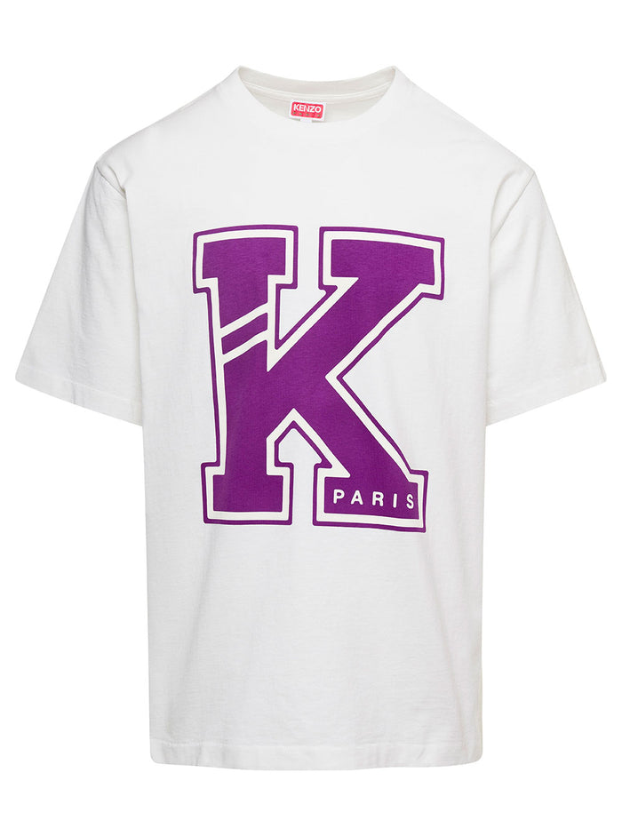 White College Classic T-Shirt With Logo On The Chest Cotton Man Tshirts And Polo Shirts