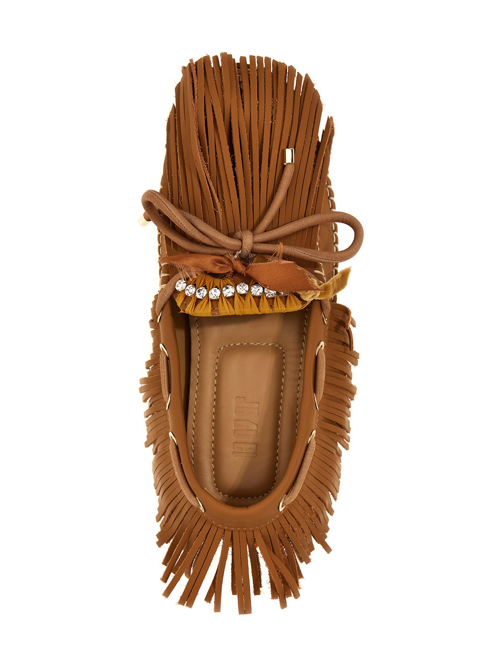 Puli Loafers Brown Leather Metal Ruth