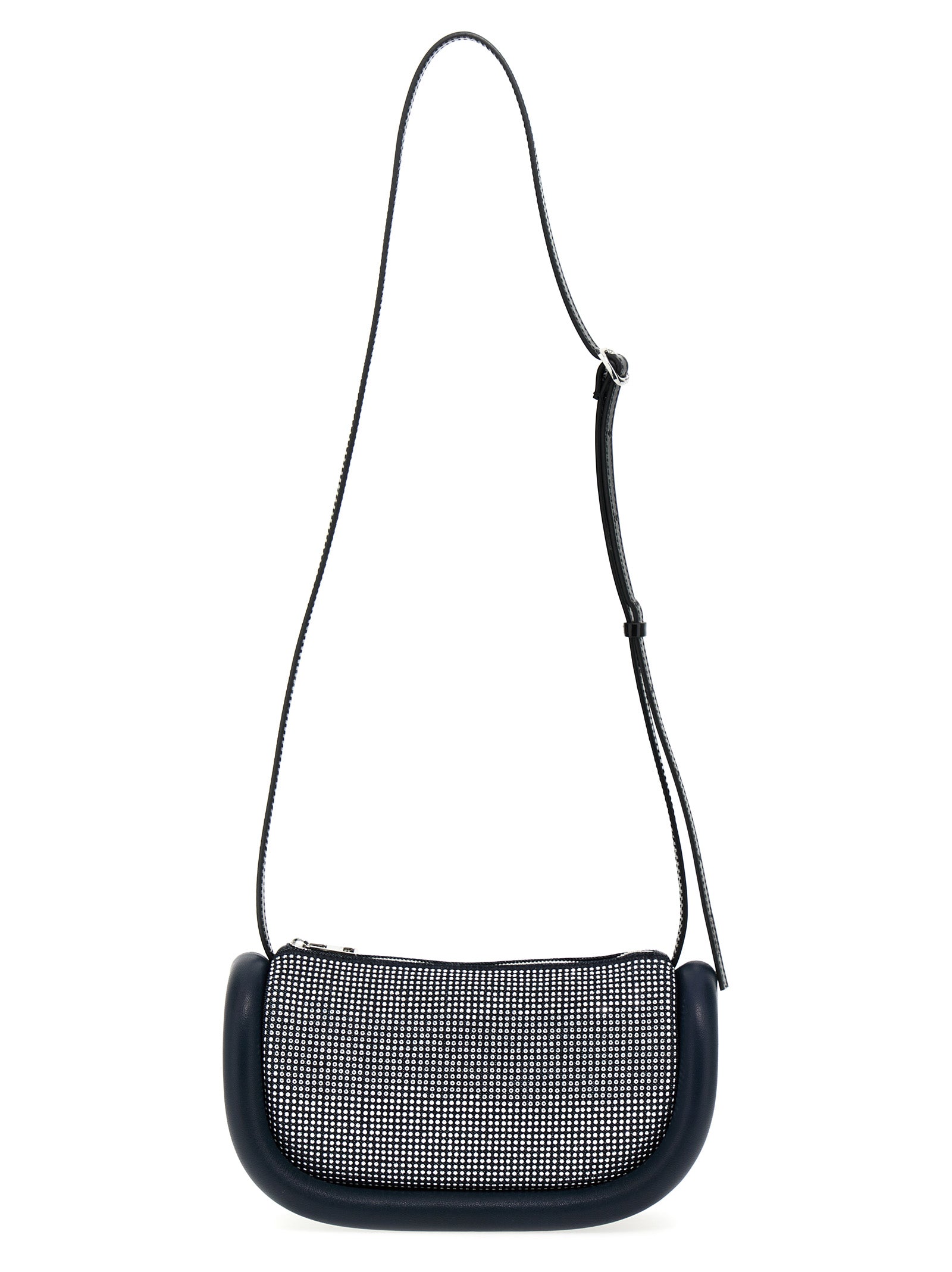 Bumper 12 Crossbody Bag Blue Cotton Leather Nylon