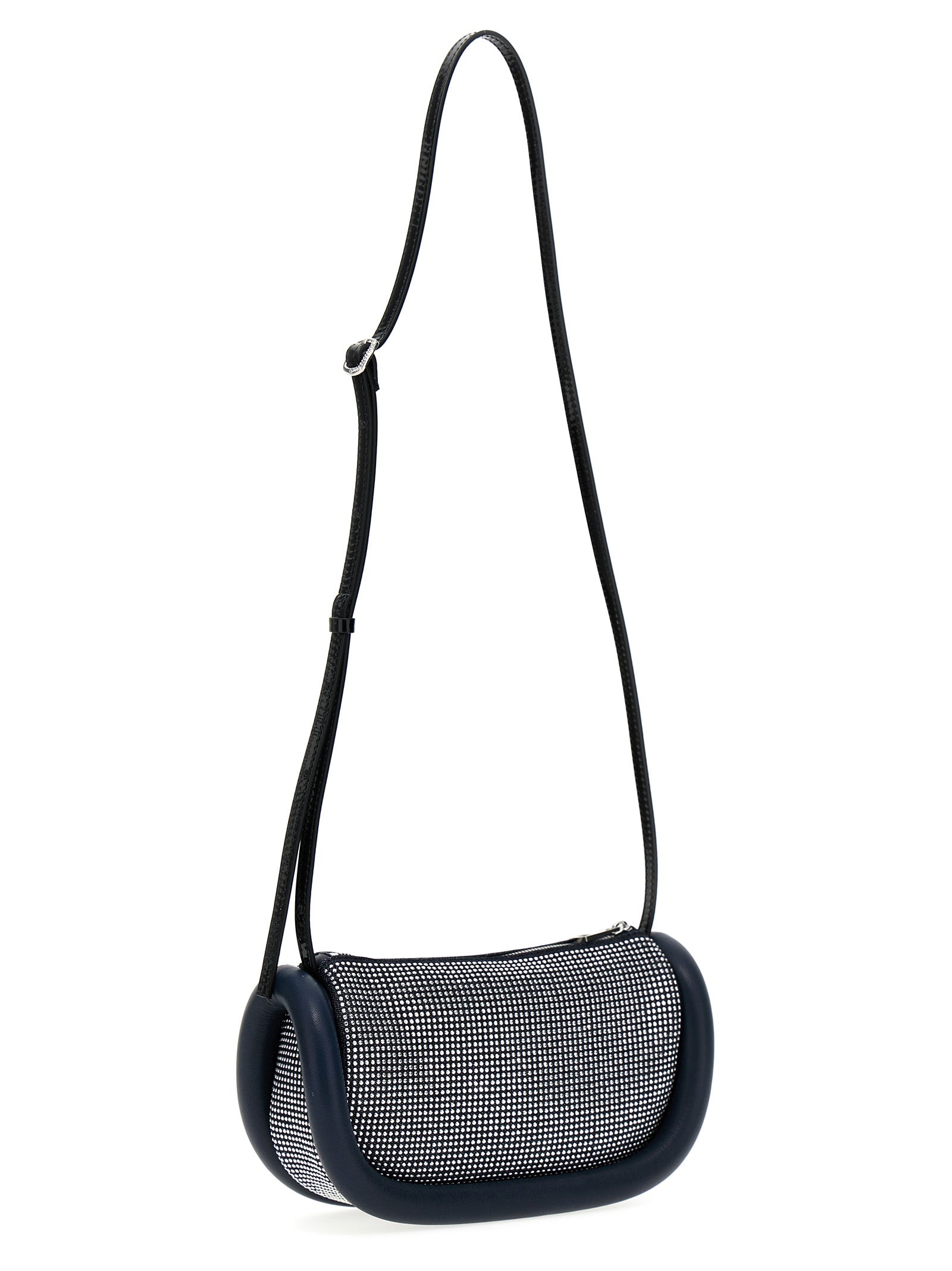 Bumper 12 Crossbody Bag Blue Cotton Leather Nylon