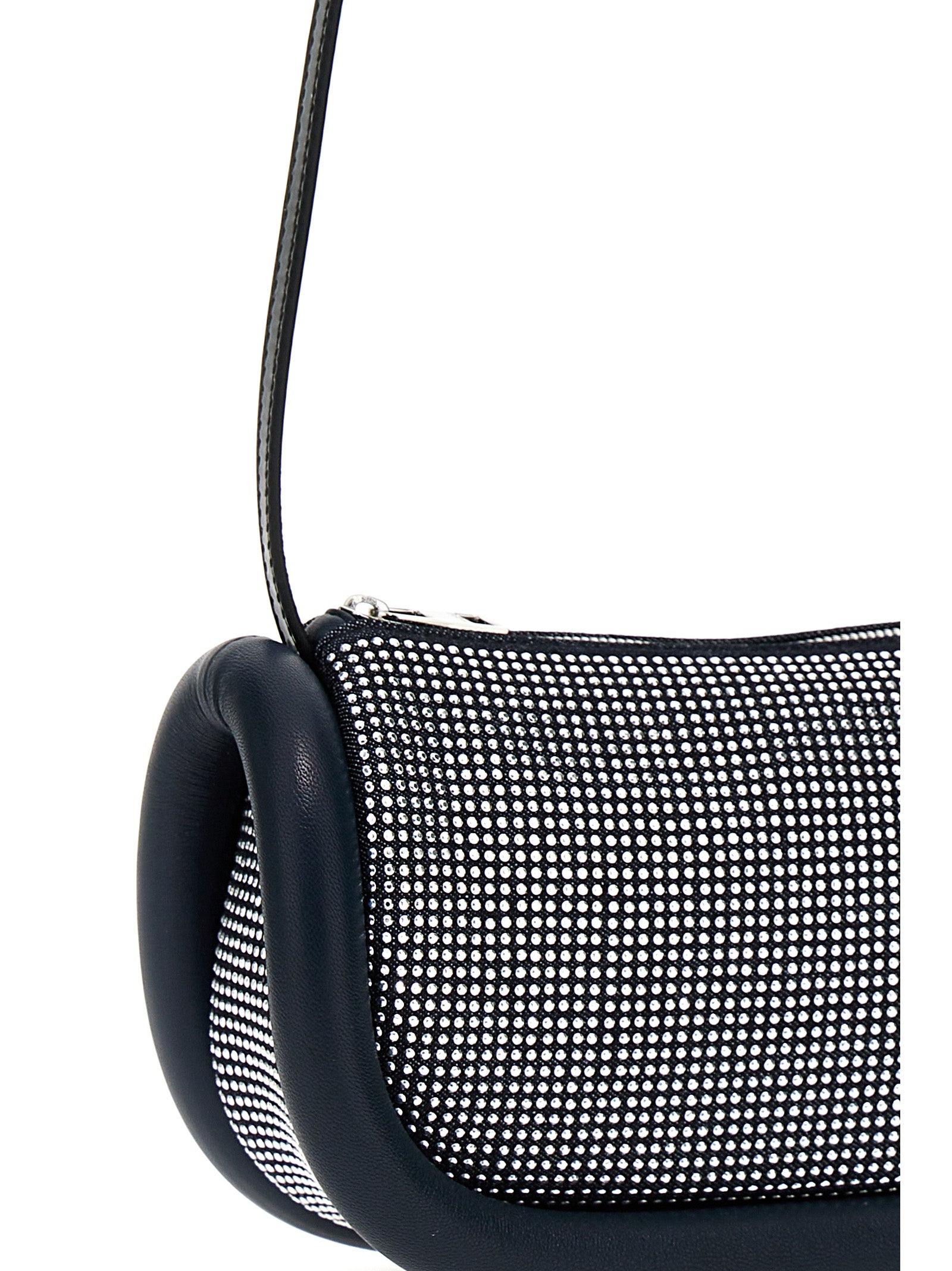 Bumper 12 Crossbody Bag Blue Cotton Leather Nylon