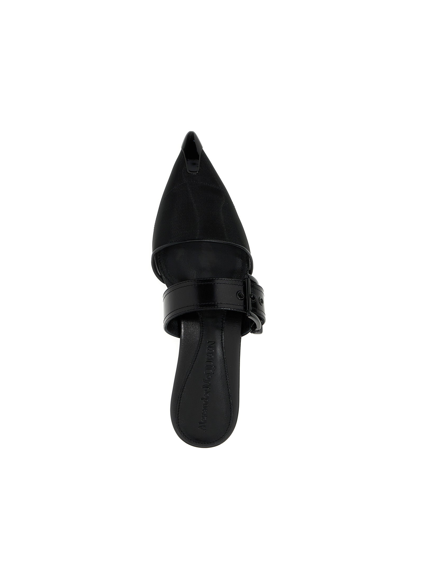 Punk mules Black Flat Shoes