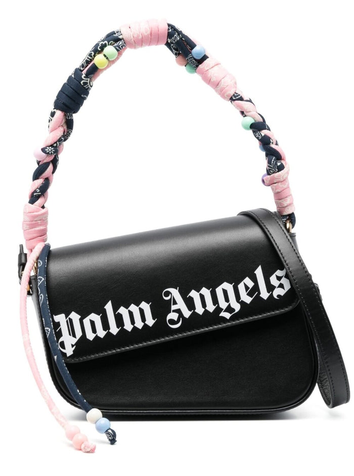 Crash Crossbody Bag Black Leather Woman