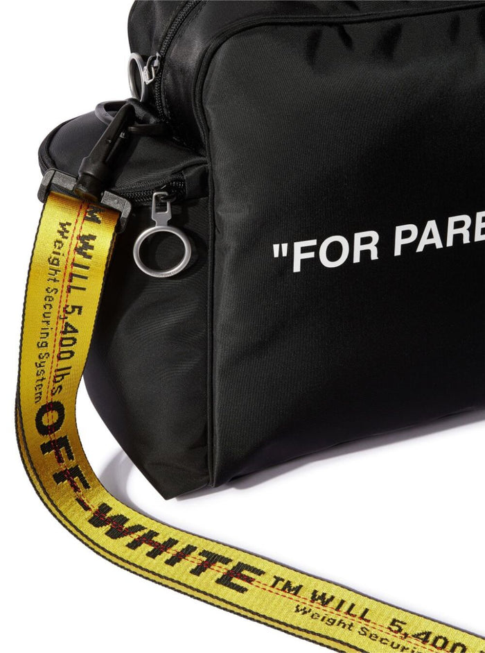 For Parents Only Mama Bag Black Polyamide Backpacks And Belt