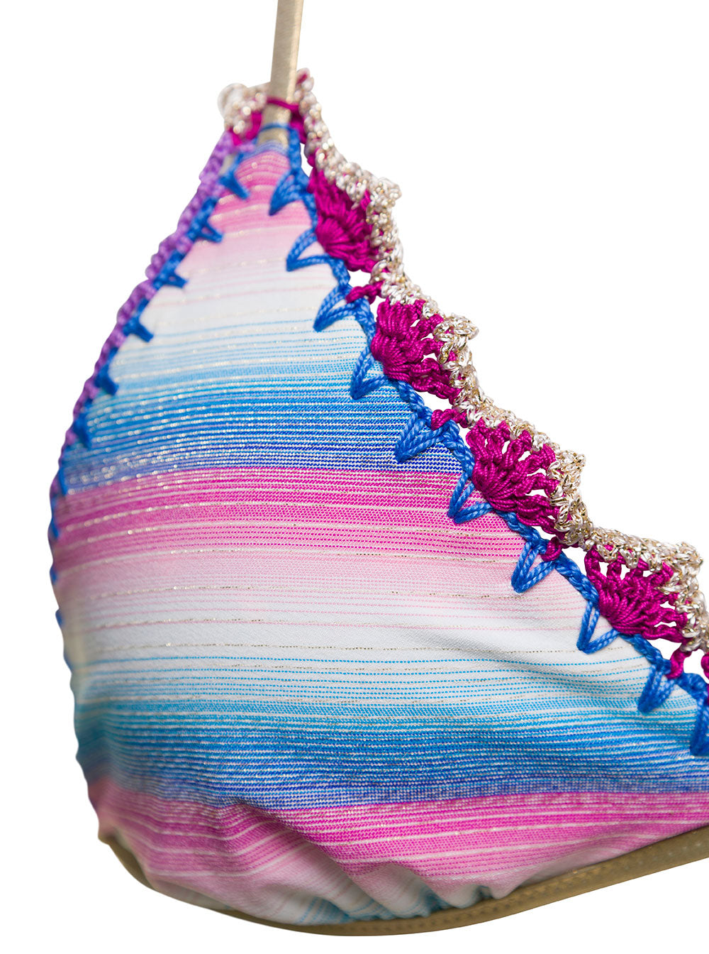 Doris Multicolor Reversible Two-Piece Swimsuit With Graphic Print Woman Polyamide Elastan Beachwear