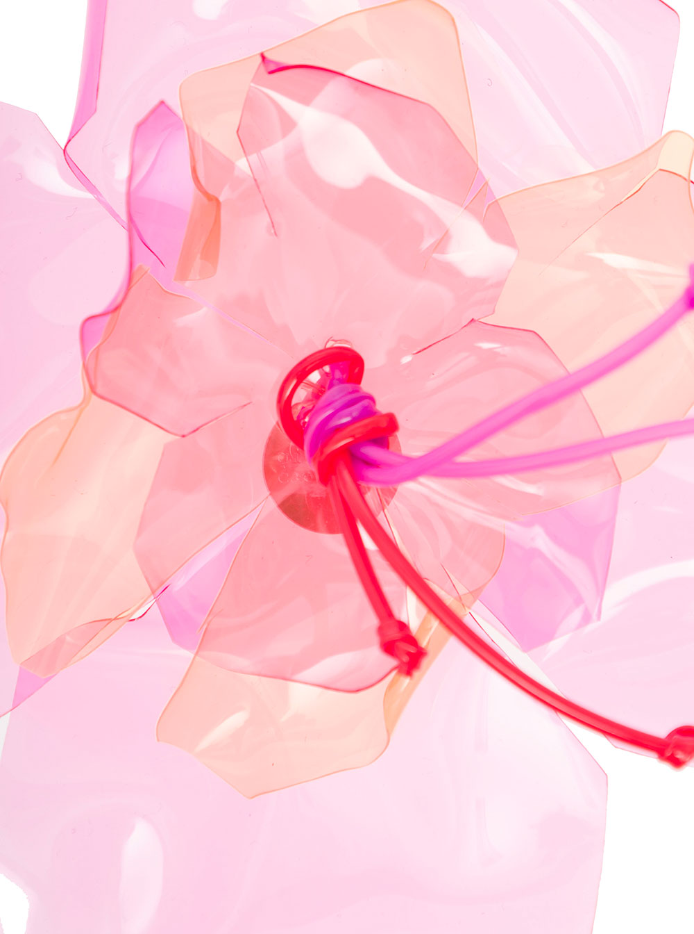 Vinyl Flower Collana Fiore Polyester Necklaces