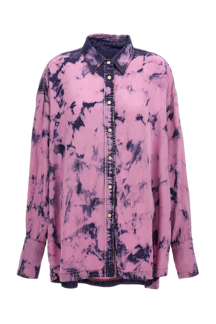 Camicia Jaqueline Oversize Fluid Cotton Shirt, Blouse